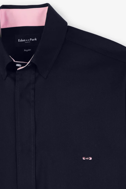 Eden Park Chemise - Bleu foncé