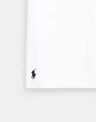 Polo Ralph Lauren T-shirt à logo en jersey Classic Fit Unisex Blanc