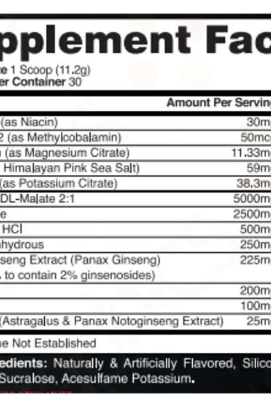 Pre - Workout 10000 mg / 350 G American Wolf