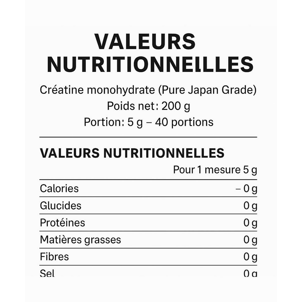 American Wolf - 100 % monohydrate de créatine | 40 PORTIONS