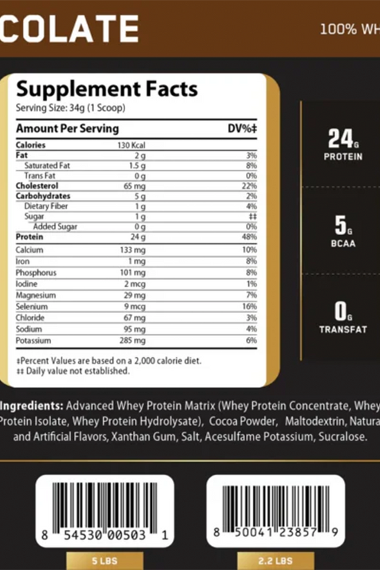 100% Whey Protein Challenger Nutrition 2.26kg