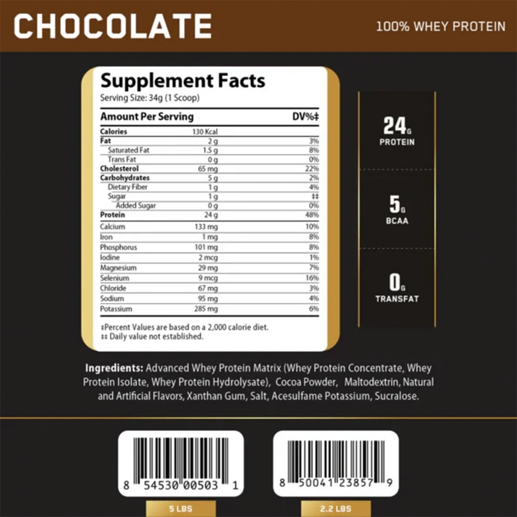 100% Whey Protein Challenger Nutrition 2.26kg