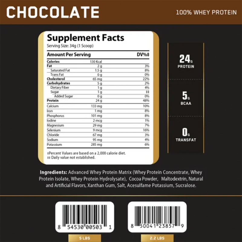 100% Whey Protein Challenger Nutrition 2.26kg
