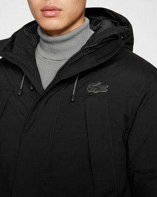 Lacoste Manteaux D'Hiver - Noir