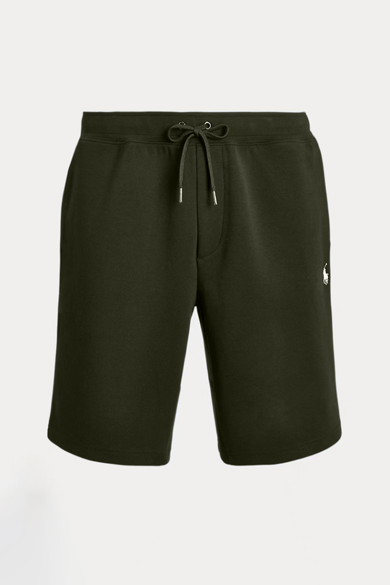 Polo Ralph Lauren Short En Maille Double Vert Militaire