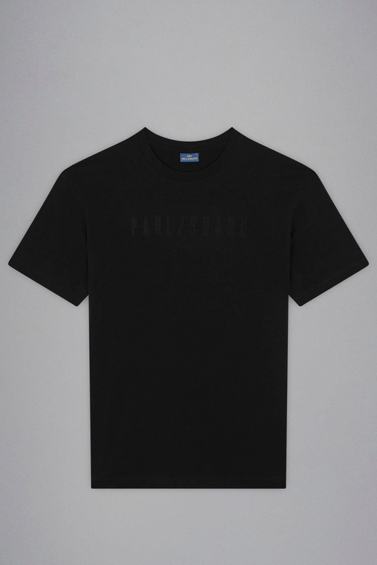Paul & Shark T-shirt à logo brodé - Noir