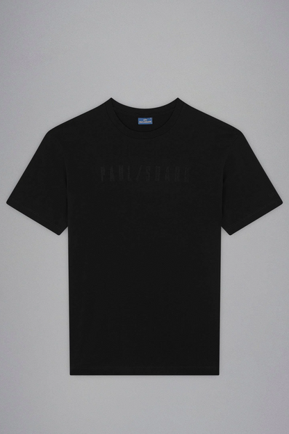 Paul & Shark T-shirt à logo brodé - Noir