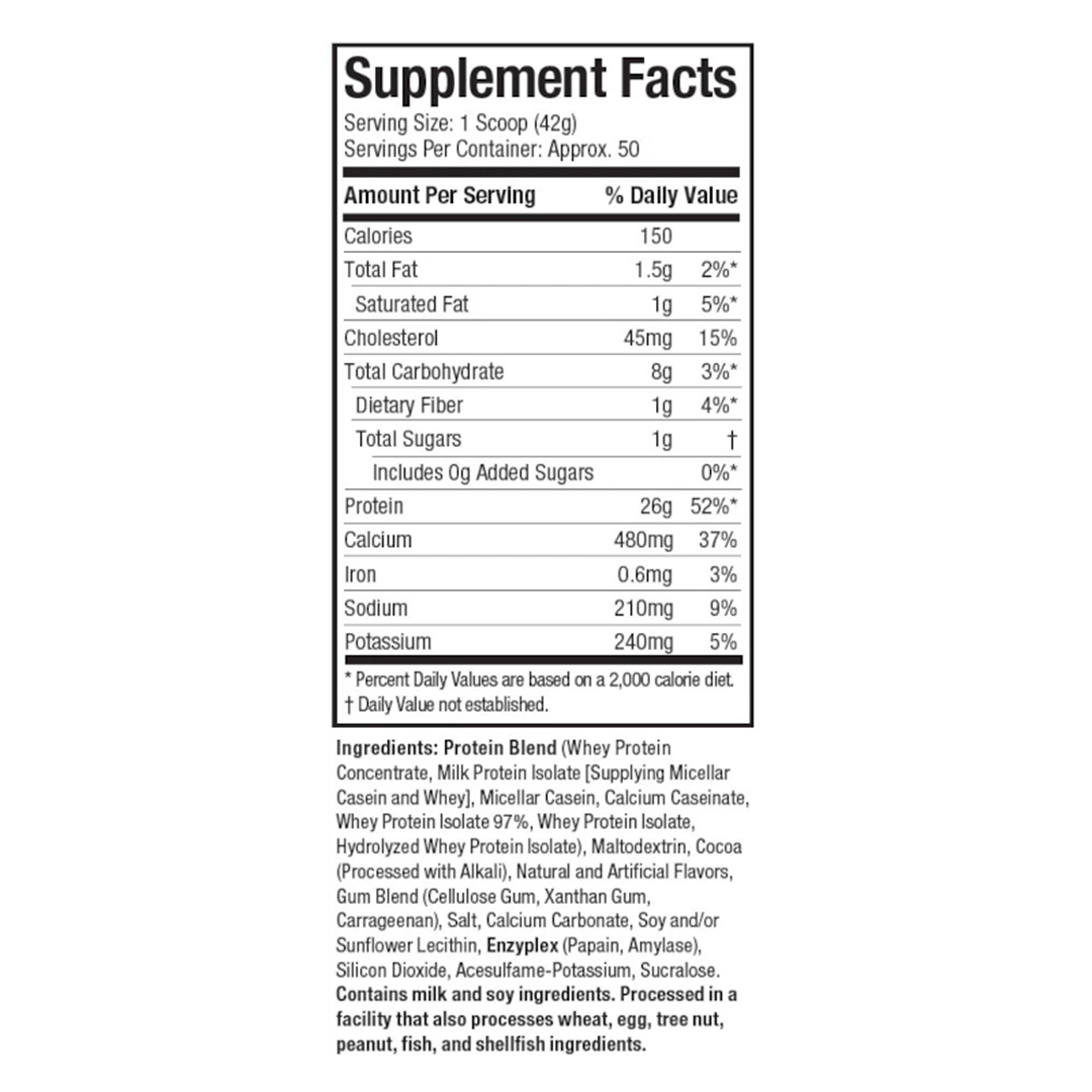 Caséine Protéine Phase 8 - 2,1 Kg - Muscletech