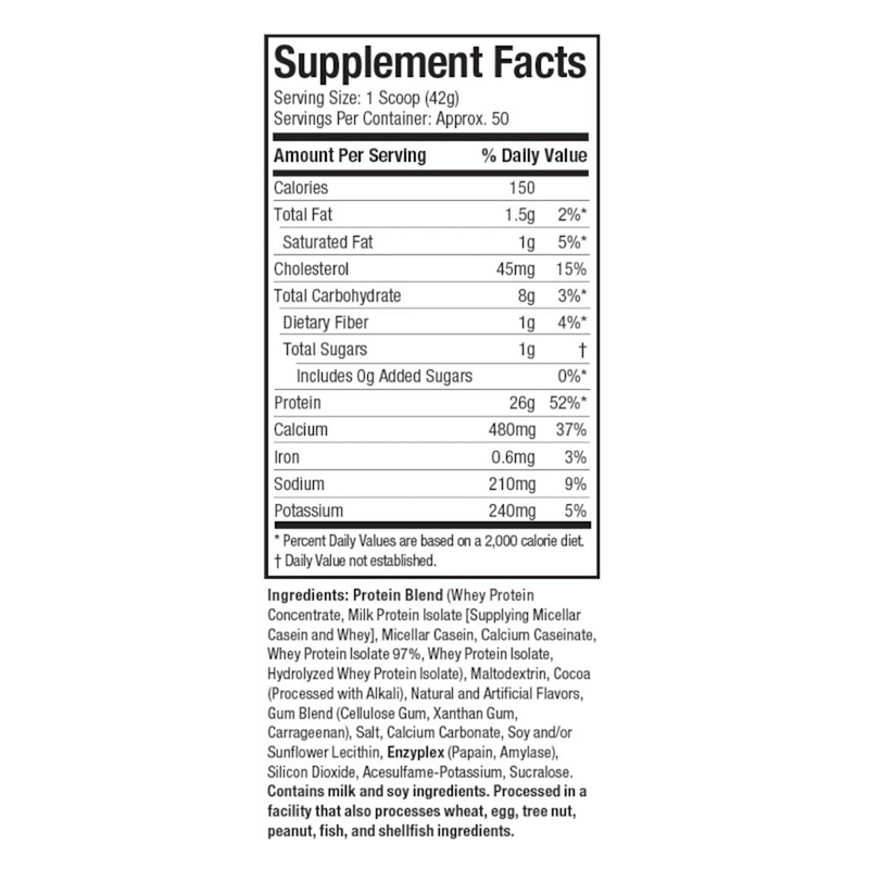 Phase 8 Protein Caséin - 2.1 Kg - Muscletech
