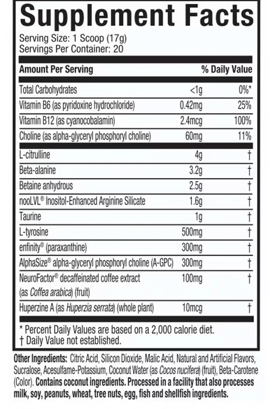 Euphoriq Pre-Workout Muscletech