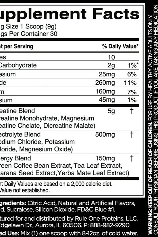 Rule 1 Creatine 30 serv
