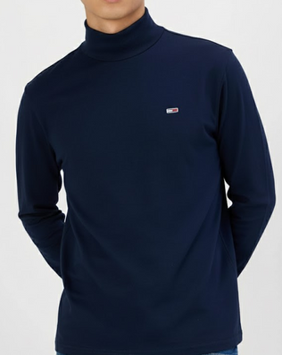 Tommy Hilfiger Turtle Neck - Pullover - Dark Night Navy