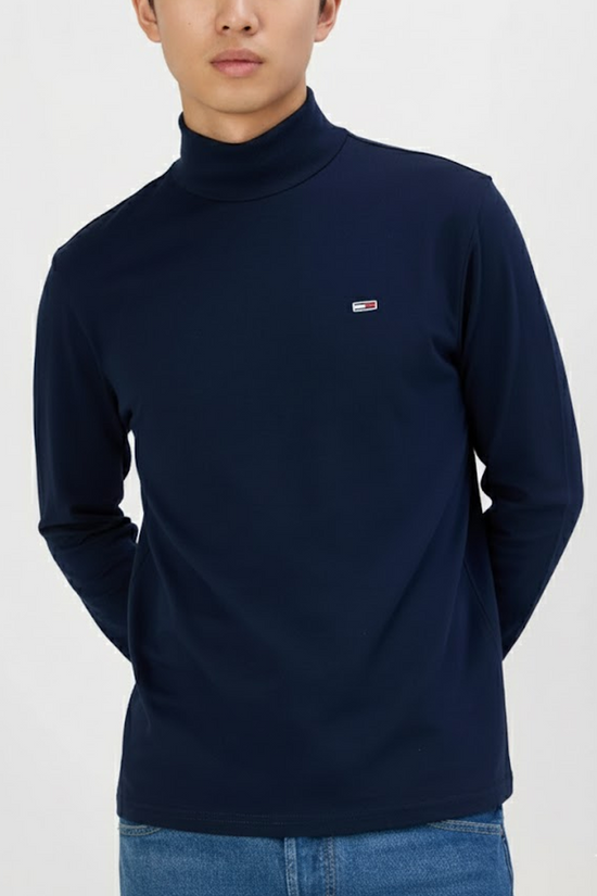 Tommy Hilfiger Turtle Neck - Pullover - Dark Night Navy