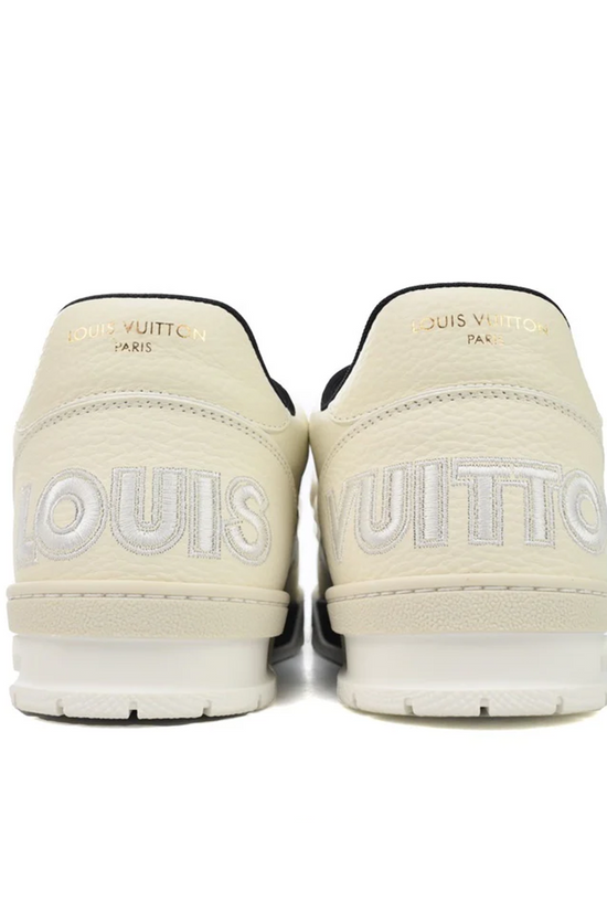 Louis Vuitton LV Trainer Monogram Flower Black Beige