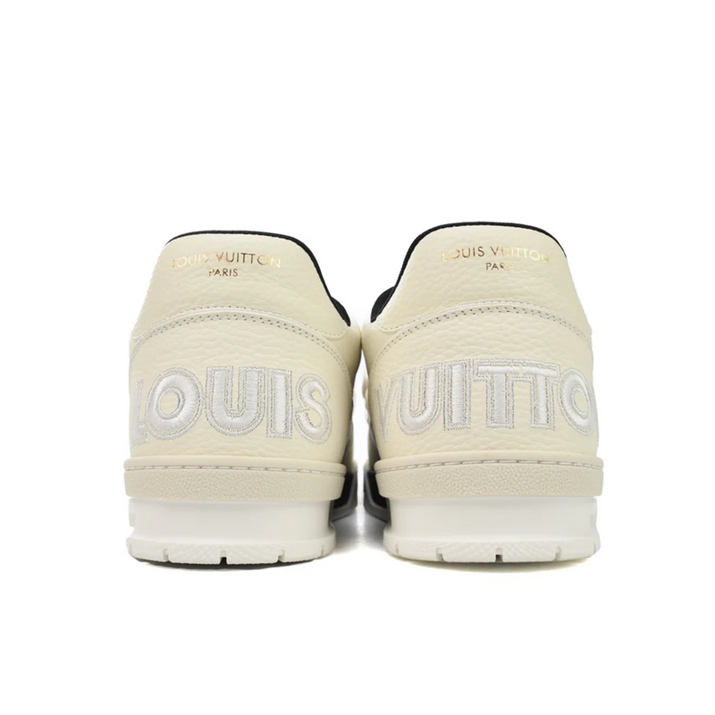 Louis Vuitton LV Trainer Monogram Flower Black Beige
