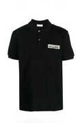 Alexander McQueen polo à patch logo Noir