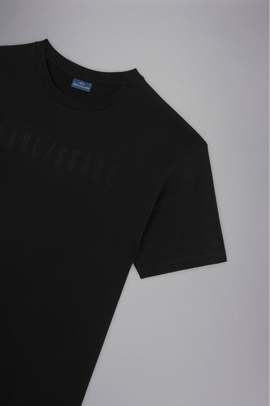 Paul & Shark T-shirt à logo brodé - Noir