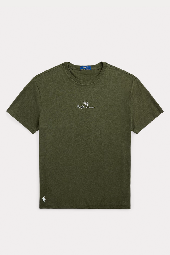 Polo Ralph Lauren T-shirt à logo en jersey Classic Fit Unisex Vert Militaire