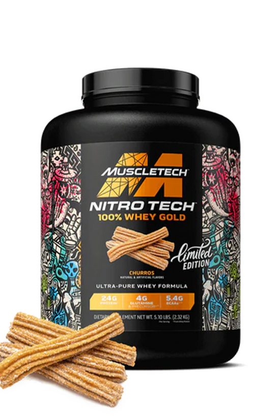 MUSCLETECH NITRO-TECH WHEY GOLD 5 LBS CHURROS
