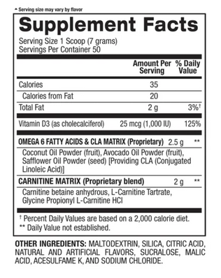 CLA + CARNITINE – BPI SPORTS – 50 SERVING