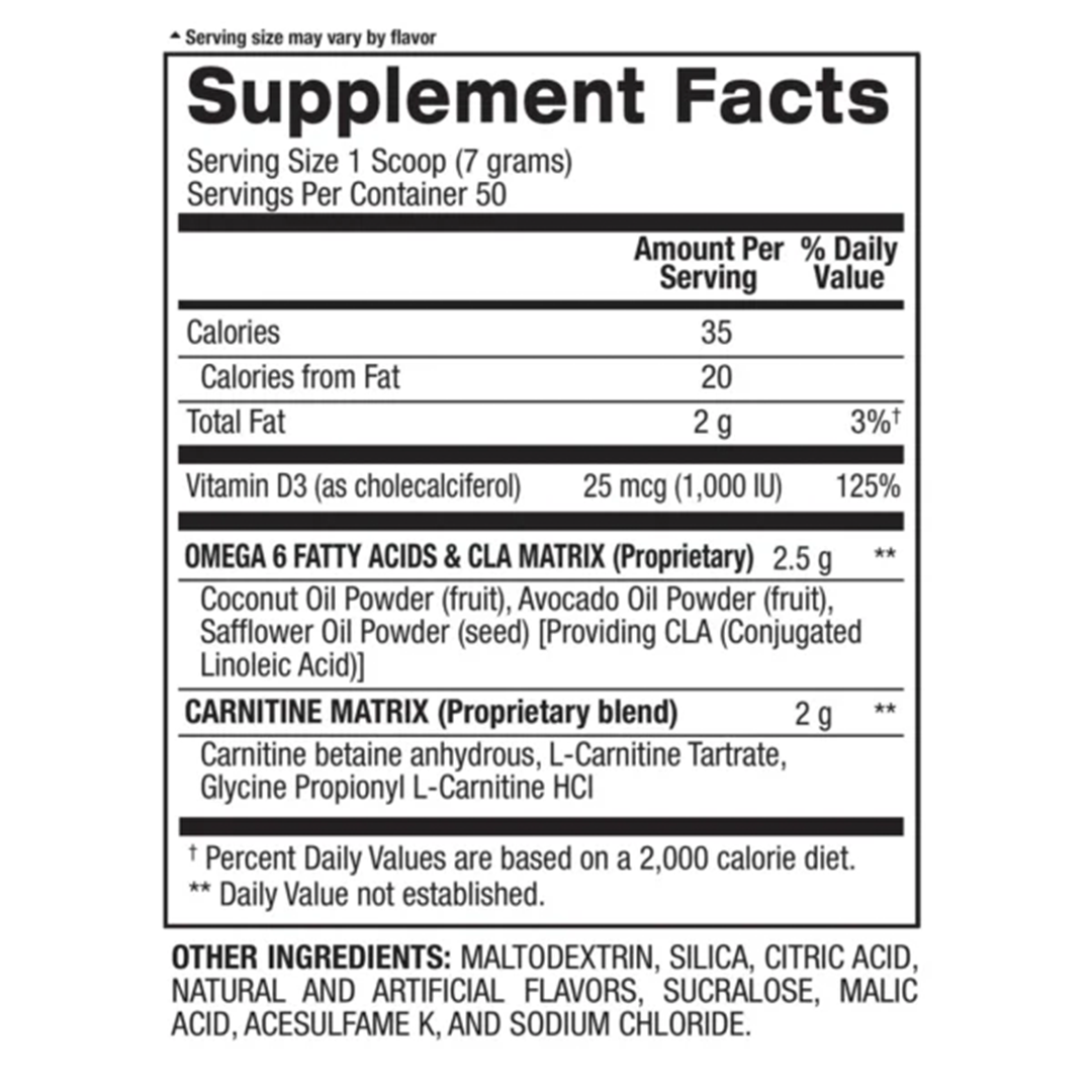 CLA + CARNITINE – BPI SPORTS – 50 PORTIONS 