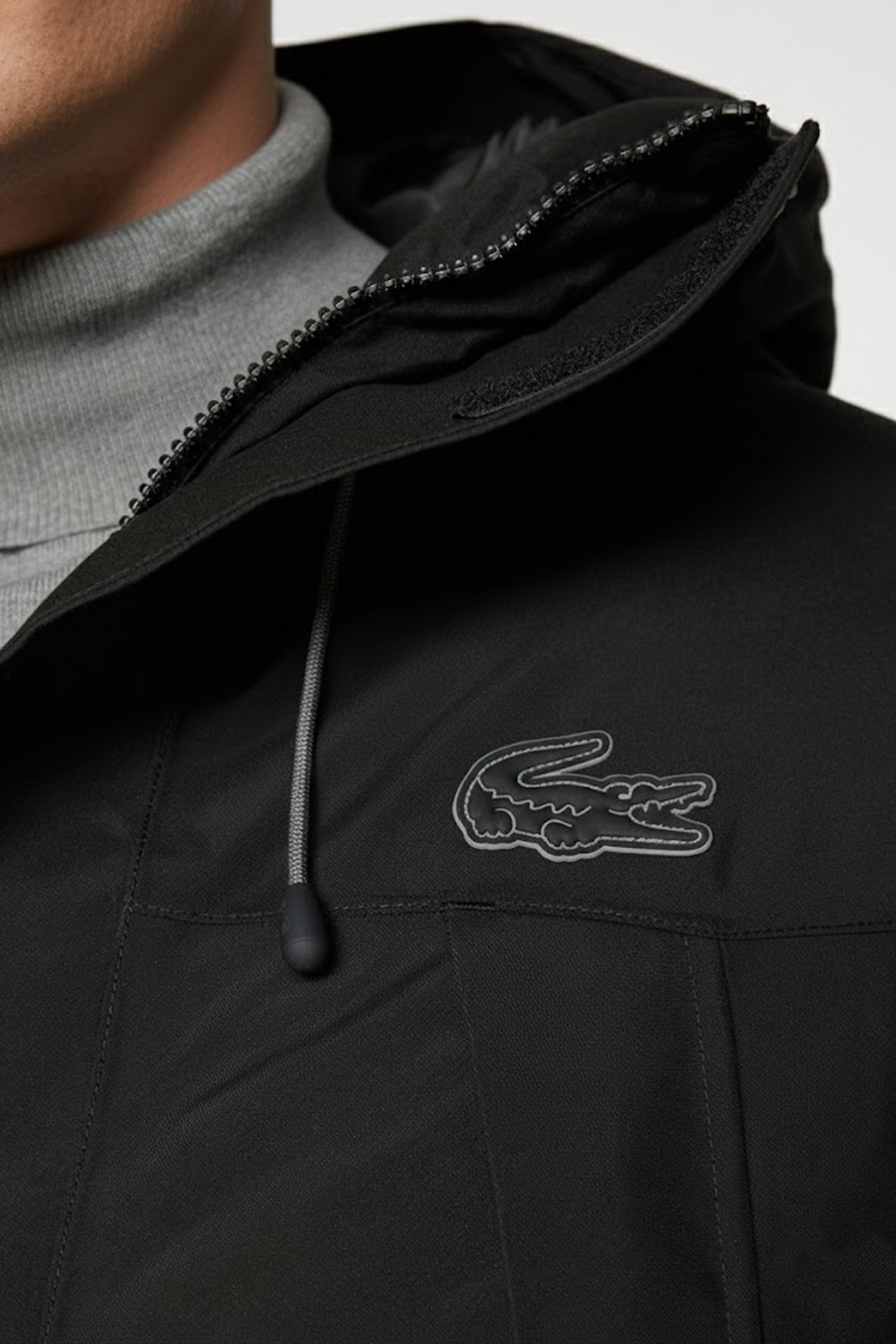 Lacoste Manteaux D'Hiver - Noir