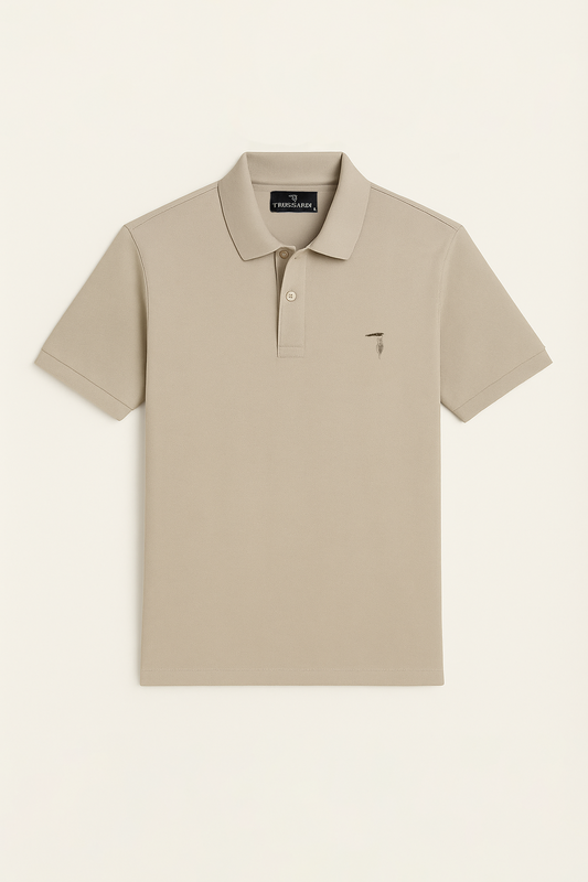 Trussardi Polo Beige Clair