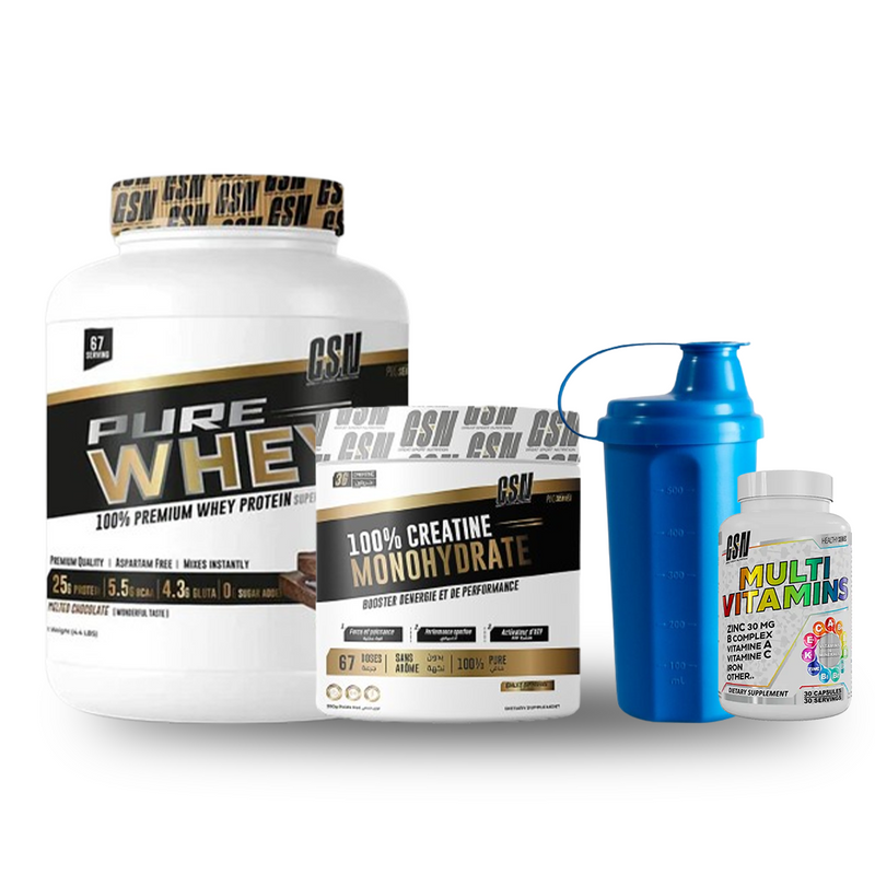 PACK ENERGIE (ISOTONIQUE 500 ml + FULL ENERGY 500 ml + CRÉATINE 200 )