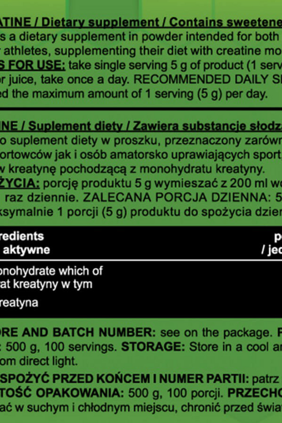 Creatine monohydrate - Real Pharm | 500g