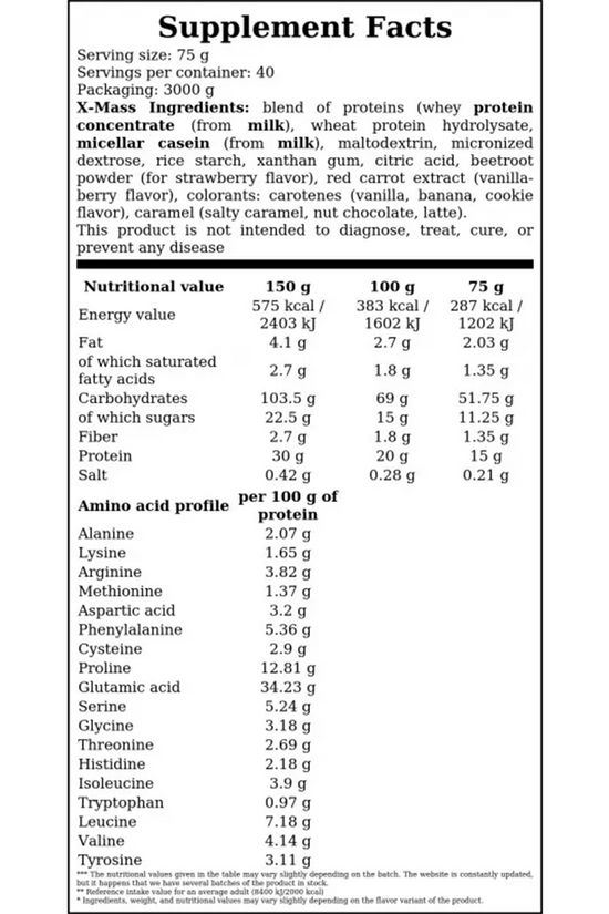 PROACTIVE X-MASS 3000G