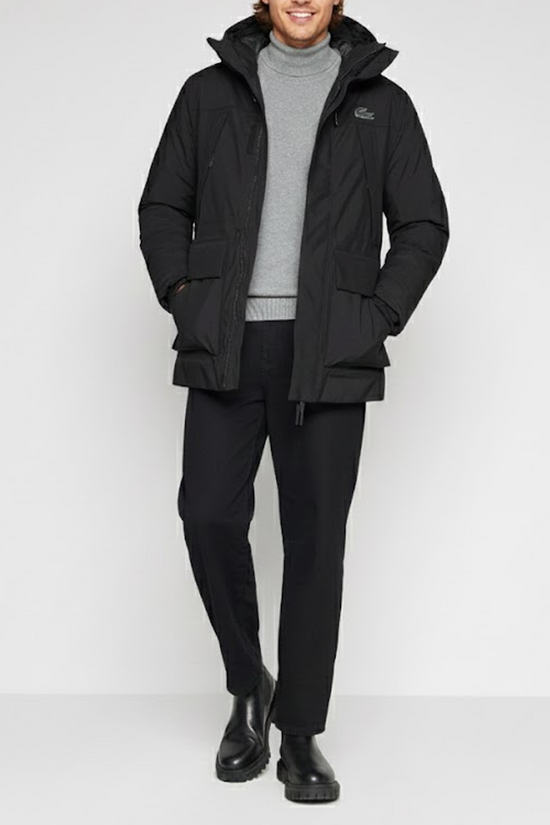 Lacoste Manteaux D'Hiver - Noir