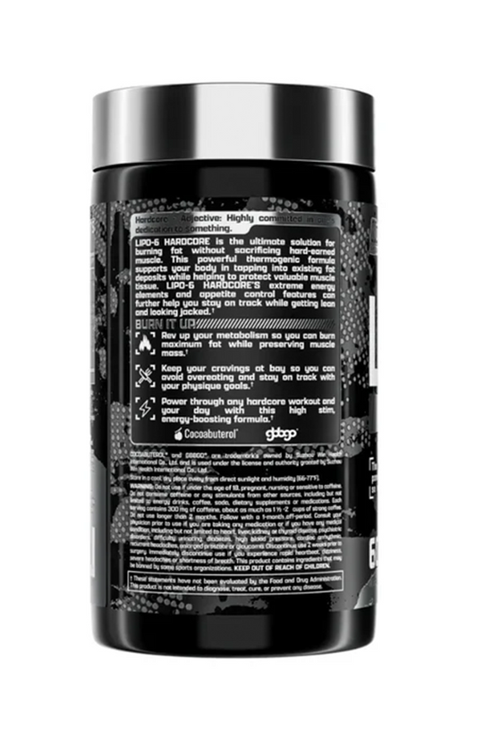 NUTREX Lipo-6 Hardcore BEST FAT KILLER