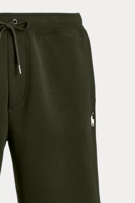 Polo Ralph Lauren Short En Maille Double Vert Militaire