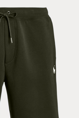 Polo Ralph Lauren Short En Maille Double Vert Militaire