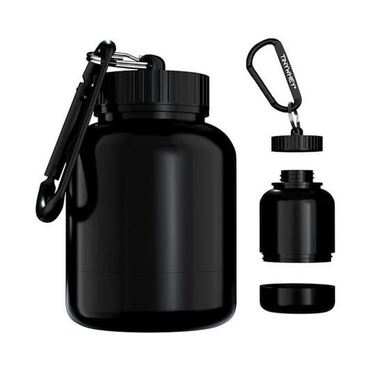 Doseur – Récipient pour poudre de protéines – Porte-clé – Mini shaker – Stockage de poudre de protéines 100 Millilitres-BPI