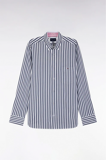 Eden Park Chemise à Rayures Bâtons Marine