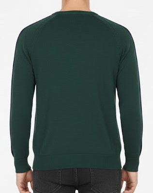 Moncler Pullover Logo Patch Cotton Slim Fit