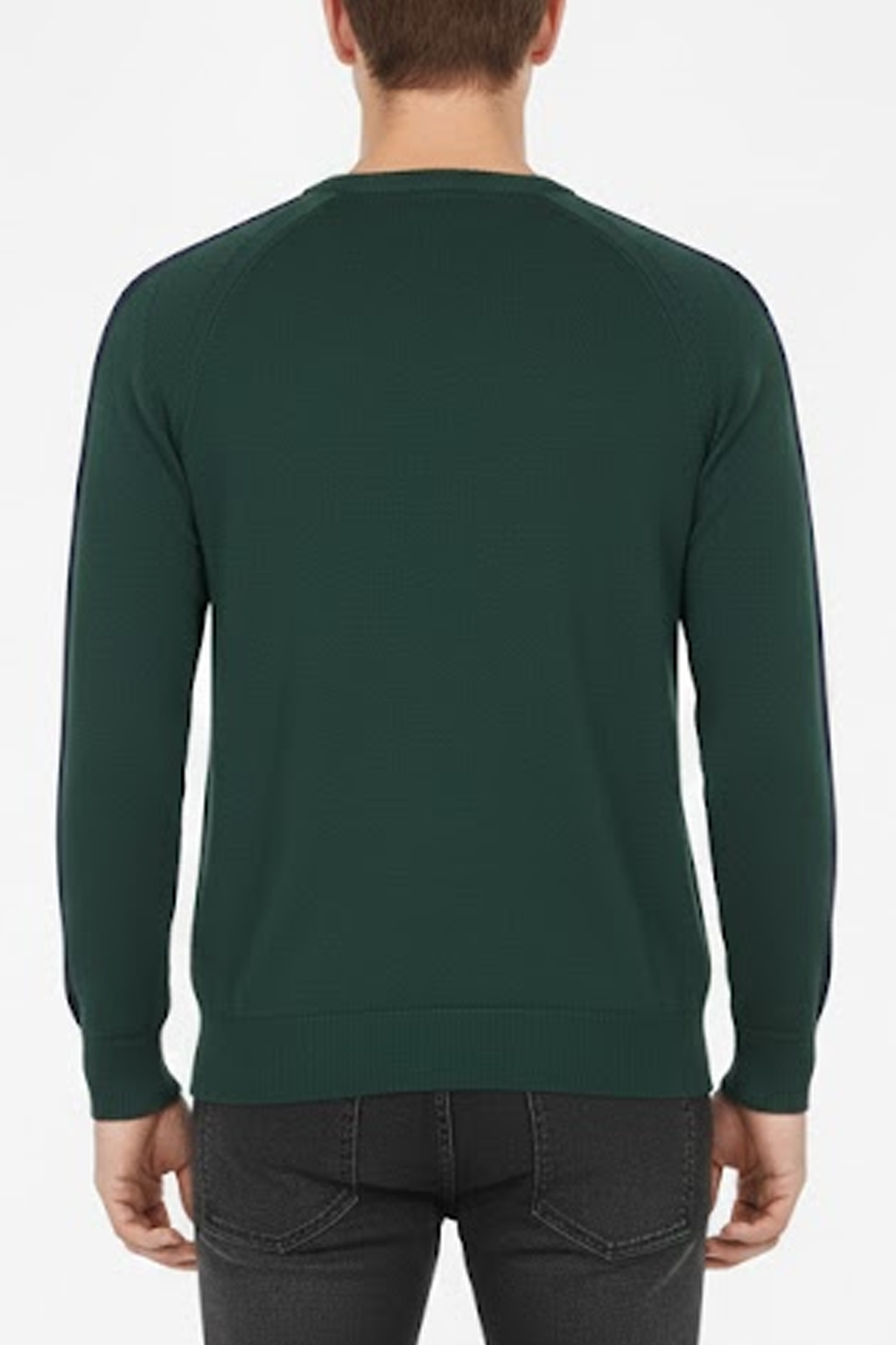 Moncler Pullover Logo Patch Cotton Slim Fit