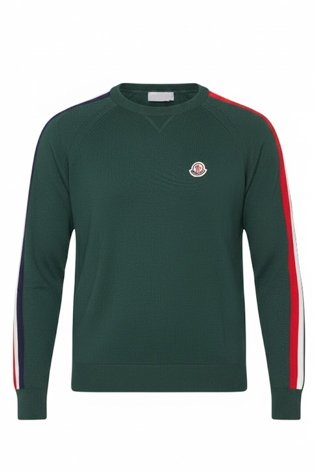 Moncler Pullover Logo Patch Cotton Slim Fit