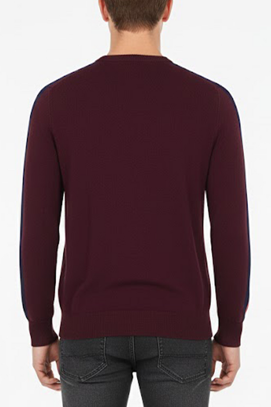 Moncler Pullover Logo Patch Cotton Slim Fit