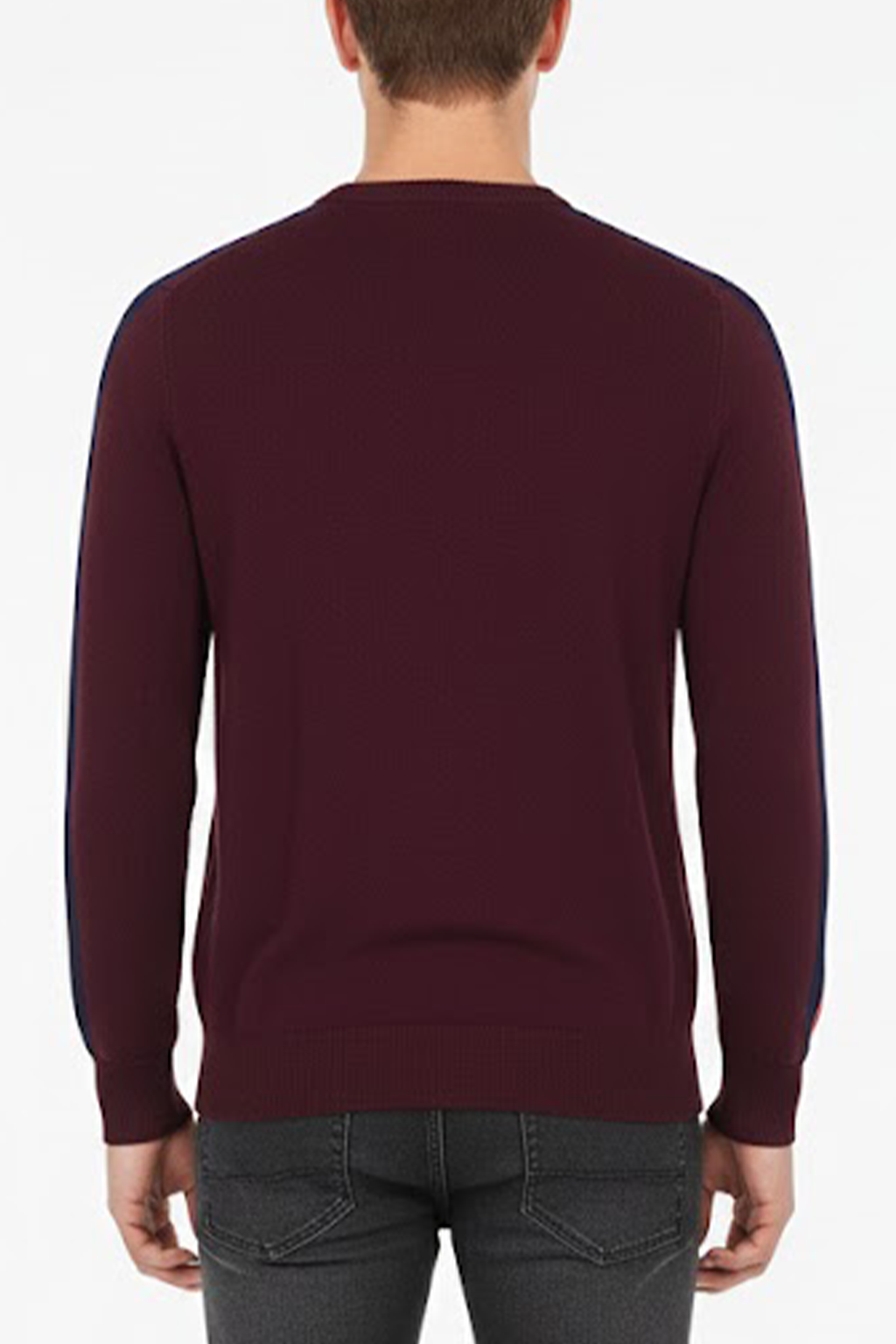 Moncler Pullover Logo Patch Cotton Slim Fit