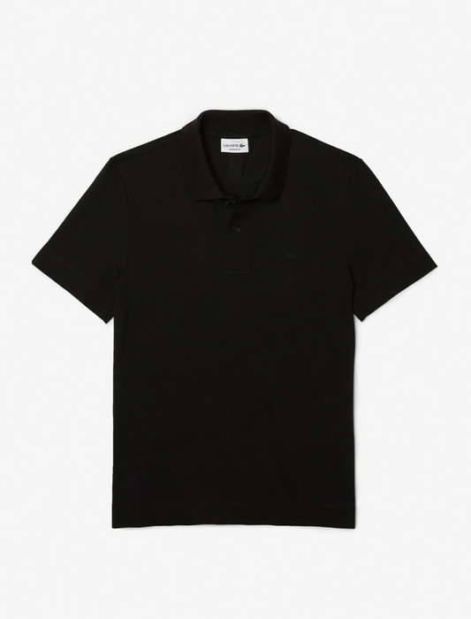 Lacoste Polo Smart Paris en coton stretch - Noir