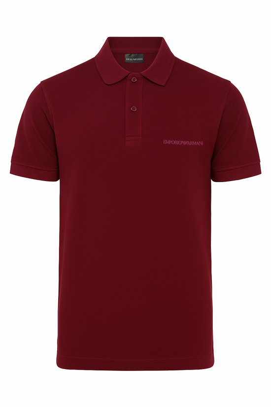 ARMANI Polo Logo Brodé Cousu