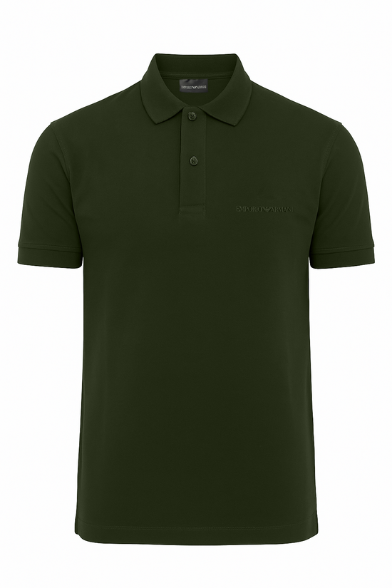ARMANI Polo Logo Brodé Cousu
