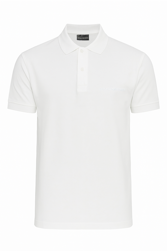 ARMANI Polo Logo Brodé Cousu