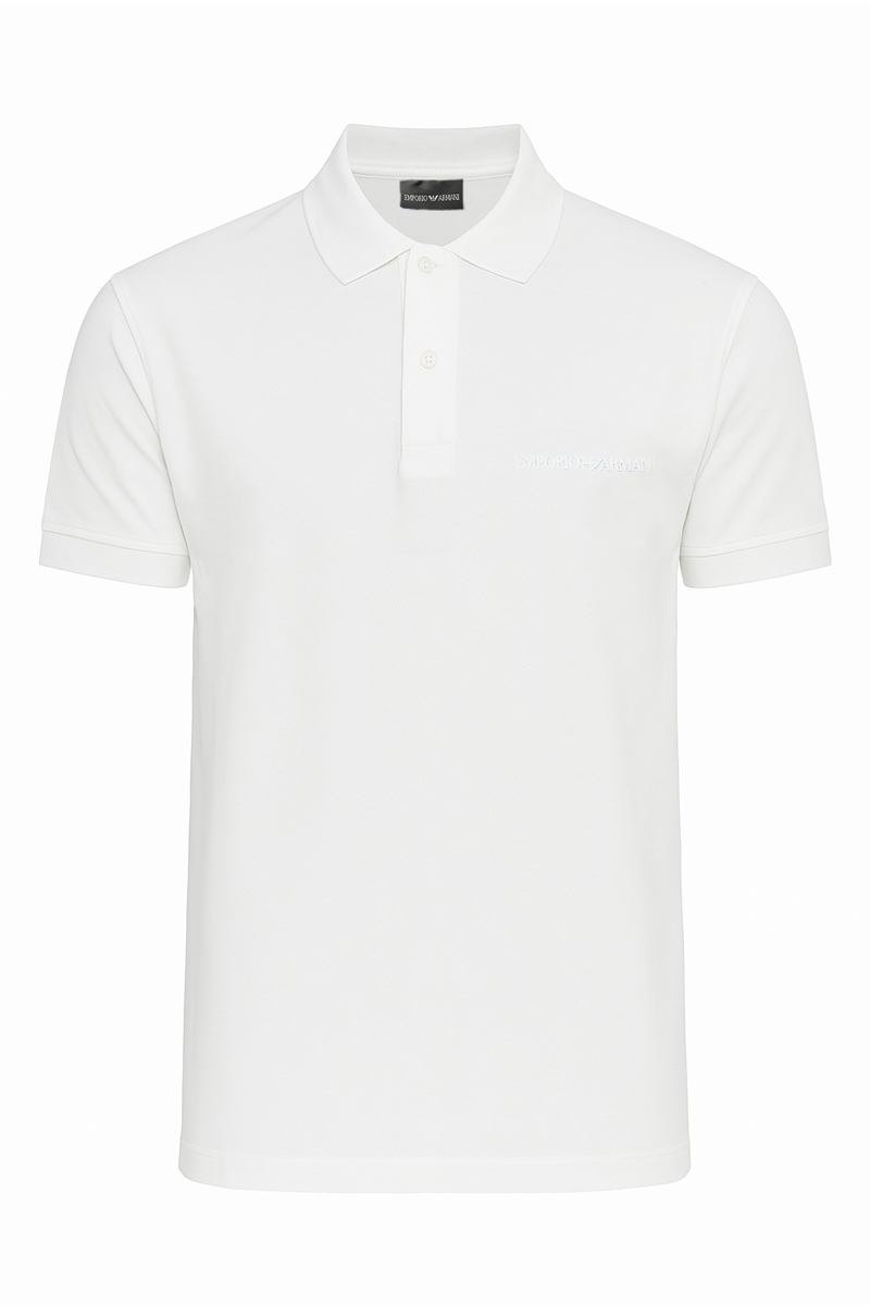 ARMANI Polo Logo Brodé Cousu