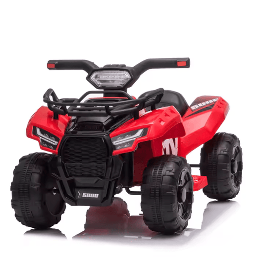 MOTO A BATTERIE POUR ENFANT 4 ROUES ROUGE