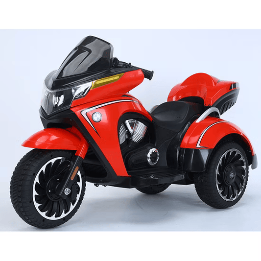 MOTO A BATTERIE POUR ENFANT 3 ROUES ROUGE
