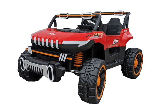 VOITURE ELECTRIQUE 4*4 ROUGE JEEP