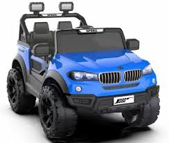 VOITURE ELECTRIQUE 4*4 BLEU